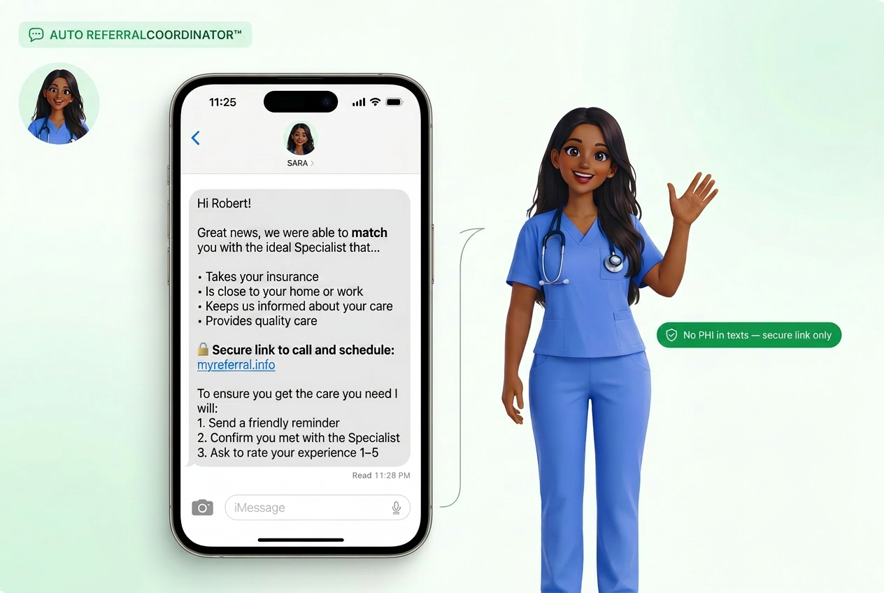 SARA Schedules & Engages Patients