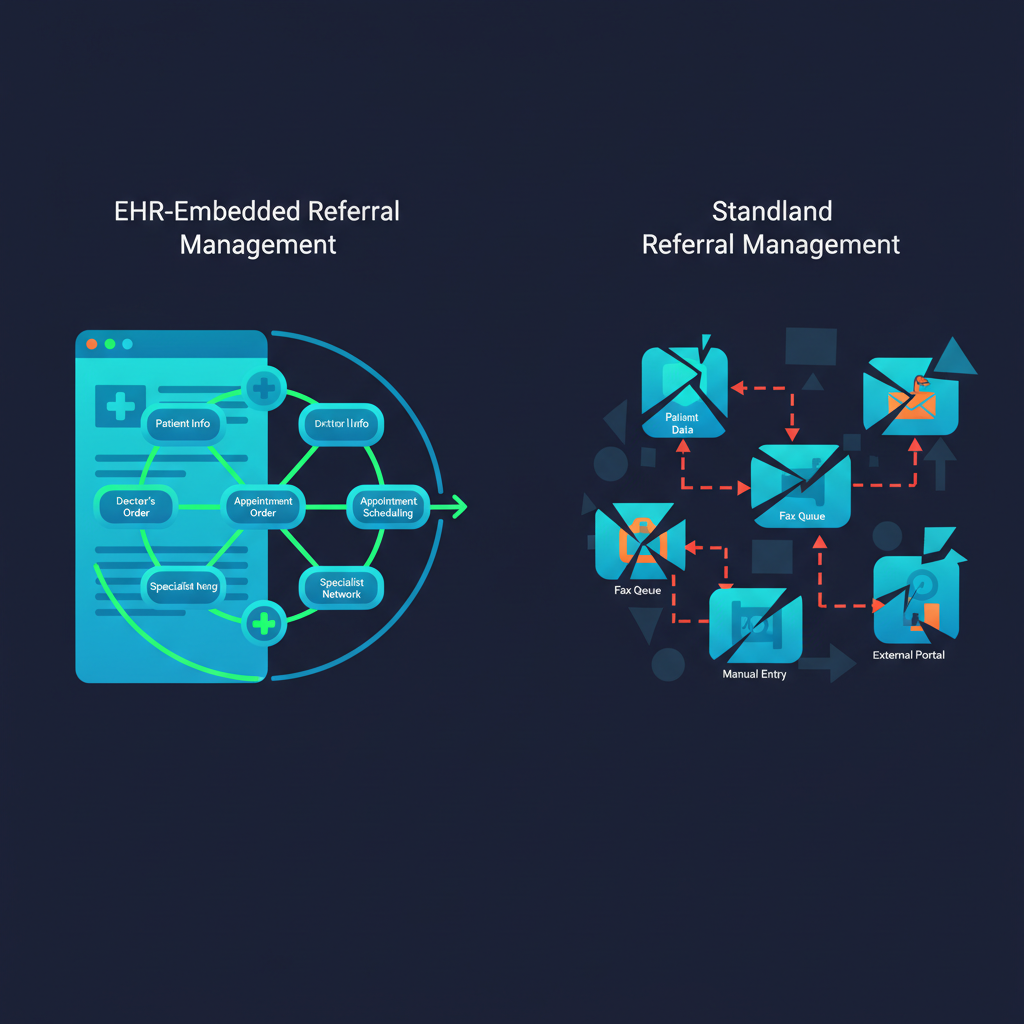 EHR-Embedded vs. Standalone Referral Management