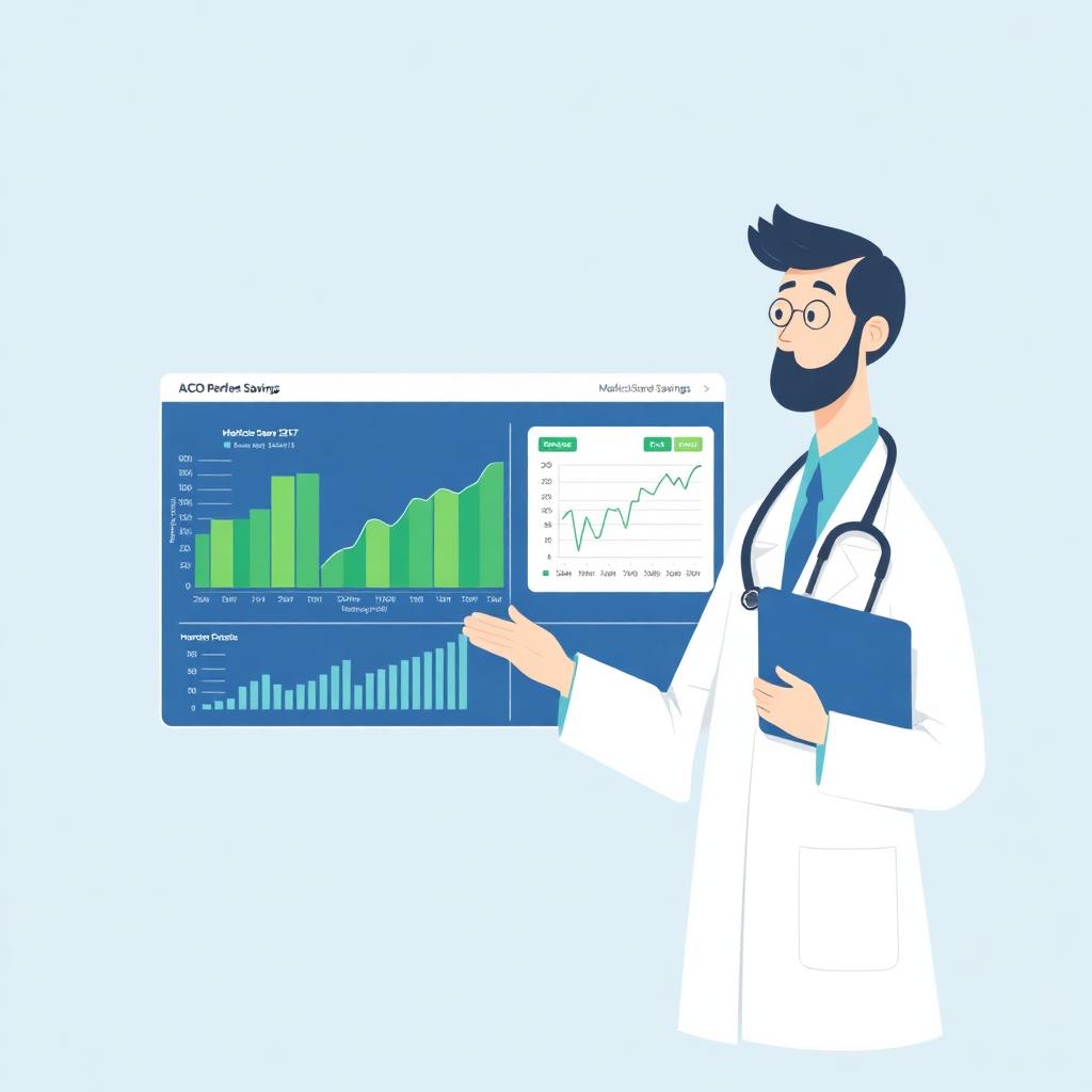 Medicare Shared Savings Program ACO referral analytics dashboard